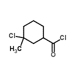 CAS#: 76170-67-7, 3-Chloro-3-methylcyclohexanecarbonyl chloride