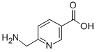 CAS 登录号：76196-67-3， 6-(氨基甲基)-3-吡啶羧酸