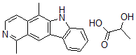 CAS 登录号：76201-88-2， 1,5-二甲基-6H-吡啶并[4,3-b]咔唑;2-羟基丙酸