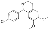 CAS#: 76201-90-6, 1-(4-Chlorophenyl)-6,7-Dimethoxy-3,4-Dihydroisoquinoline
