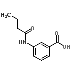 CAS#: 76209-00-2, 3-(Butyrylamino)benzoic acid