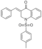 CAS#: 76263-65-5, (3E)-1-(4-Methylphenyl)Sulfonyl-3-(Phenylmethylidene)-2H-Quinolin-4-One
