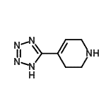 CAS#: 763040-06-8, 4-(1H-Tetrazol-5-yl)-1,2,3,6-tetrahydropyridine