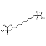 CAS#: 76305-78-7, (2R)-2-amino-3-[6-[(2R)-2-amino-2-carboxy-ethyl]sulfanylhexylsulfanyl]propanoic acid