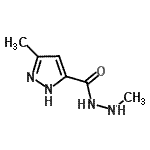 CAS#: 76312-30-6, N',3-Dimethyl-1H-pyrazole-5-carbohydrazide
