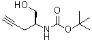 CAS#: 763122-73-2, 2-Methyl-2-propanyl [(2S)-1-hydroxy-4-pentyn-2-yl]carbamate