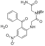CAS 登录号：76337-89-8， N-(2-苯甲酰基-4-硝基苯基)-甘氨酰-甘氨酰胺氢溴化物水合物(2:2:1)