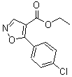 CAS#: 76344-83-7, Ethyl 5-(4-chlorophenyl)-1,2-oxazole-4-carboxylate