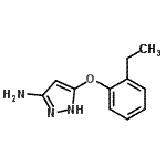 CAS#: 763890-72-8, 5-(2-Ethylphenoxy)-1H-pyrazol-3-amine