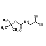 CAS#: 76400-80-1, 2-Methyl-2-propanyl (2,2-disulfanylethyl)carbamate