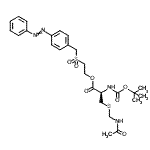 CAS#: 76408-54-3, 2-{[4-(Phenyldiazenyl)benzyl]sulfonyl}ethyl S-(acetamidomethyl)-N-{[(2-methyl-2-propanyl)oxy]carbonyl}-L-cysteinate