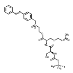CAS#: 76408-56-5, 2-{[4-(Phenyldiazenyl)benzyl]sulfonyl}ethyl N-{[(2-methyl-2-propanyl)oxy]carbonyl}-L-seryl-S-(acetamidomethyl)-L-cysteinate