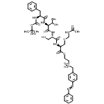 CAS#: 76408-63-4, 2-{[4-(Phenyldiazenyl)benzyl]sulfonyl}ethyl N-{[(2-methyl-2-propanyl)oxy]carbonyl}-L-phenylalanyl-L-threonyl-L-seryl-S-(acetamidomethyl)-L-cysteinate