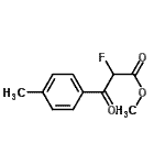 CAS#: 76435-48-8, Methyl 2-fluoro-3-(4-methylphenyl)-3-oxopropanoate