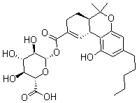 CAS#: 76448-35-6, delta(9)-Tetrahydrocannabinol-11-Oic Acid Glucuronide