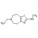 CAS#: 764586-11-0, 6-Ethyl-N-methyl-5,6,7,8-tetrahydro-4H-[1,3]thiazolo[4,5-d]azepin-2-amine