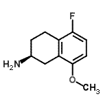 CAS#: 764616-76-4, (2S)-5-Fluoro-8-methoxy-1,2,3,4-tetrahydro-2-naphthalenamine