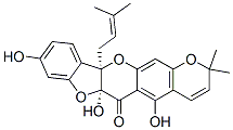 CAS#: 76464-71-6, (6aS,11bR)-6a,11b-Dihydro-5,6a,9-Trihydroxy-2,2-Dimethyl-11B-(3-Methyl-2-Butenyl)-2H,6H-Benzofuro(3,2-b)Pyrano(3,2-g)(1)Benzopyran-6-One