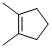 CAS 登录号：765-47-9， 1,2-二甲基-环戊烯