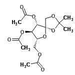 CAS#: 76512-89-5, 3,4,6-Tri-O-acetyl-1,2-O-isopropylidene-beta-D-fructofuranose