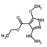 CAS#: 765233-67-8, Ethyl 3-hydrazino-5-methoxy-1H-pyrazole-4-carboxylate