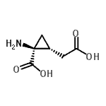 CAS 登录号：765241-71-2， (1S,2R)-1-氨基-2-(羧甲基)环丙烷羧酸