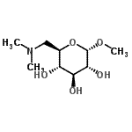CAS#: 765243-37-6, Methyl 6-deoxy-6-(dimethylamino)-alpha-D-glucopyranoside