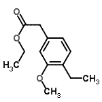 CAS#: 765302-51-0, ethyl 2-(4-ethyl-3-methoxy-phenyl)acetate