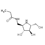 CAS#: 765308-94-9, N-{[(2R,3R,4R,5R)-3,4-Dihydroxy-5-(hydroxymethyl)-2-pyrrolidinyl]methyl}propanamide