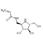 CAS#: 765308-98-3, N-{[(2R,3R,4R,5R)-3,4-Dihydroxy-5-(hydroxymethyl)-2-pyrrolidinyl]methyl}acrylamide