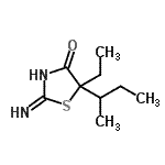 CAS#: 765314-91-8, 5-sec-Butyl-5-ethyl-2-imino-1,3-thiazolidin-4-one