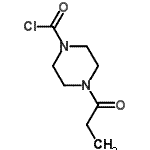 CAS 登录号：76535-76-7， 4-丙酰基-1-哌嗪羰基氯化物