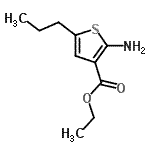 CAS#: 76575-31-0, Ethyl 2-amino-5-propyl-3-thiophenecarboxylate