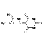 CAS#: 765842-38-4, N-Methyl-2-(2,4,6-trioxotetrahydro-5(2H)-pyrimidinylidene)hydrazinecarboximidamide
