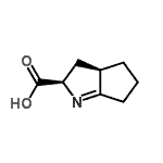 CAS#: 765857-50-9, (2R,3aR)-2,3,3a,4,5,6-Hexahydrocyclopenta[b]pyrrole-2-carboxylic acid