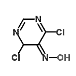 CAS#: 7660-48-2, 4,6-dichloro-4H-pyrimidin-5-one oxime