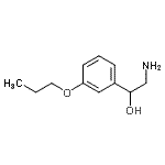CAS#: 766478-84-6, 2-Amino-1-(3-propoxyphenyl)ethanol