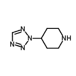 CAS#: 766513-32-0, 4-(2H-Tetrazol-2-yl)piperidine