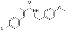 CAS 登录号：76691-25-3， (E)-3-(4-氯苯基)-N-[2-(4-甲氧基苯基)乙基]-2-甲基丙-2-烯酰胺