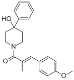 CAS 登录号：76691-29-7， (E)-1-(4-羟基-4-苯基哌啶-1-基)-3-(4-甲氧基苯基)-2-甲基丙-2-烯-1-酮