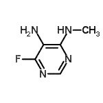 CAS#: 767-89-5, 6-Fluoro-N<sup>4</sup>-methyl-4,5-pyrimidinediamine