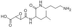 CAS#: 76739-51-0, (2S,3S)-3-[[(2S)-1-(4-Aminobutylamino)-4-methyl-1-oxo-pentan-2-yl]carbamoyl]oxirane-2-carboxylic acid