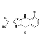 CAS#: 76745-59-0, 5-Hydroxy-9-oxo-4,9-dihydropyrazolo[5,1-b]quinazoline-2-carboxylic acid