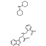 CAS 登录号：7675-55-0， N-环己基环己胺;(2S)-3-(1H-吲哚-3-基)-2-[(2-硝基苯基)巯基氨基]丙酸