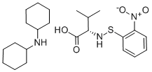CAS 登录号：7675-57-2， N-((2-硝基苯基)硫代)-L-缬氨酸 二环己胺盐