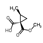 CAS#: 767587-88-2, (1R,2S)-1-(Methoxycarbonyl)-2-methylcyclopropanecarboxylic acid
