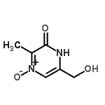 CAS#: 76823-08-0, 6-(Hydroxymethyl)-3-methyl-2(1H)-pyrazinone 4-oxide