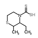 CAS#: 768309-79-1, 3-Ethyl-2-methyl-4-thiomorpholinecarbodithioic acid