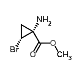 CAS#: 768336-55-6, Methyl (1R,2R)-1-amino-2-bromocyclopropanecarboxylate