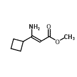 CAS#: 768397-63-3, Methyl (2Z)-3-amino-3-cyclobutylacrylate